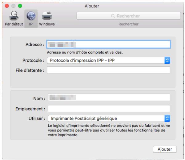 RICOH SP 150 - Sélectionnez l'imprimante à installer et cliquez sur « ajouter - 2