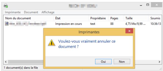 RICOH SP 150 - Annulation d'un travail d'impression avant que l'impression n'ait commencé - 3