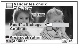RICOH WG-30, WG-30W - Utilisation du bouton de navigation ( ) pour sélectionner un caractère puis appuyez sur le bouton OK. - 2