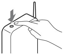 SONY HDR-CX450 - Si le point d'accès sans fil possède une touche WPS - 1