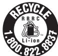 SONY HDR-CX450 - Recyclage des accumulateurs aux IONS de lithium - 1