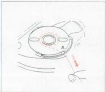 ELNA 3003 - Insertion de la canette - 10
