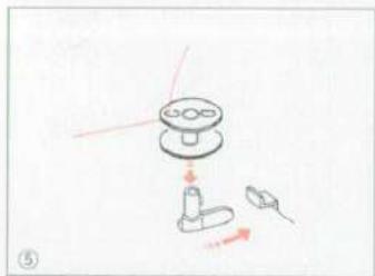ELNA 3003 - Insertion de la canette - 6