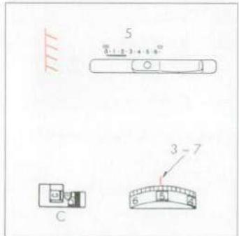 ELNA 3003 - Assemblage de TISSUS extensibles (MODELE 3007) - 1