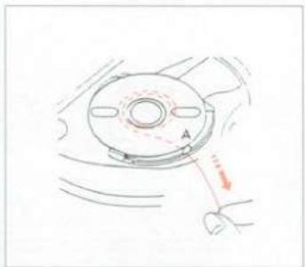 ELNA 3003 - Insertion de la canette - 2