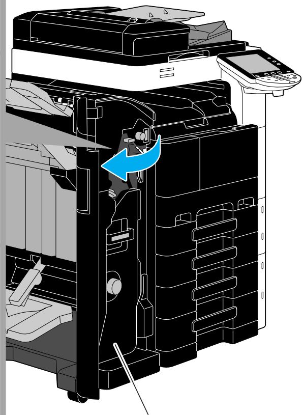 KONICA MINOLTA BUSINESS HUB 223 & BIZHUB 223 - Dégager les bourrages papier (unité de finition fs-527) - 16