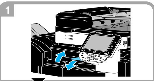 KONICA MINOLTA BUSINESS HUB 223 & BIZHUB 223 - Dégager les bourrages papier (unité de finition fs-527) - 4