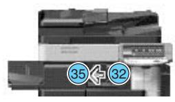 KONICA MINOLTA BUSINESS HUB 223 & BIZHUB 223 - Dégagement de bourages de papier et d'agrafes - 2