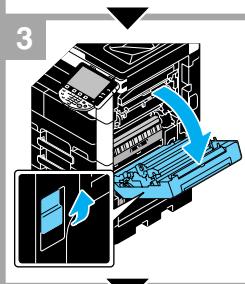 KONICA MINOLTA BUSINESS HUB 223 & BIZHUB 223 - Dégager les bourrages papier (porte latérale droite) - 6