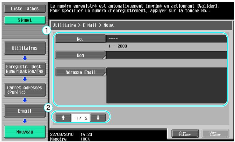 KONICA MINOLTA BUSINESS HUB 223 & BIZHUB 223 - Destinations du carnet d'adresses - 9