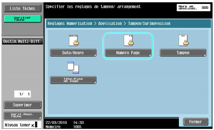 KONICA MINOLTA BUSINESS HUB 223 & BIZHUB 223 - Émission avec ajustement du numéro de page ou de l'heure - 7