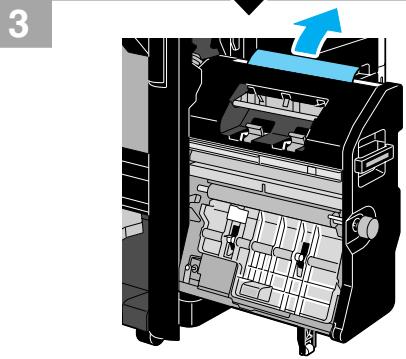 KONICA MINOLTA BUSINESS HUB 223 & BIZHUB 223 - Dégager les bourrages papier (unité de finition fs-527) - 17