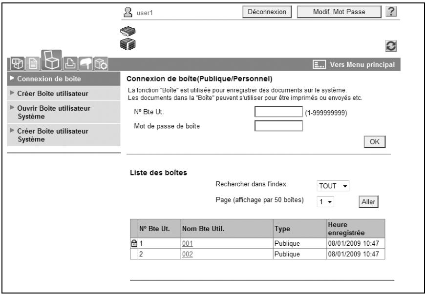 KONICA MINOLTA BUSINESS HUB 223 & BIZHUB 223 - Réalisation d'opérations de boîte depuis un ordinateur - 1