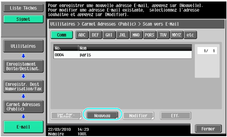KONICA MINOLTA BUSINESS HUB 223 & BIZHUB 223 - Destinations du carnet d'adresses - 7