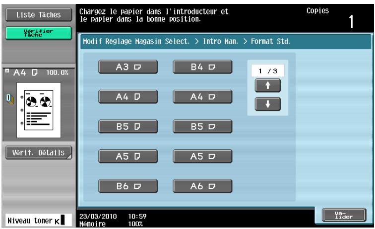 KONICA MINOLTA BUSINESS HUB 223 & BIZHUB 223 - Spécifier le type et le format de papier. - 2