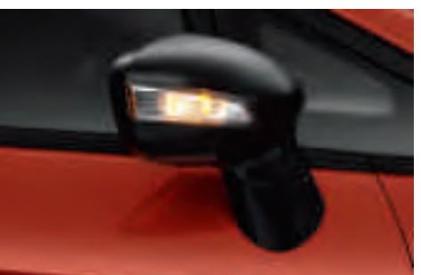 FORD FIESTA - Rétroviseurs avec répétiteurs de clignotants intégrés - 1