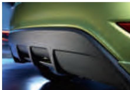 FORD FIESTA - Jupe de pare-chocks arrière - 2