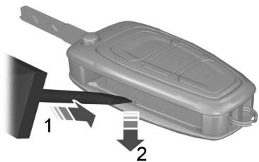 FORD FOCUS - Télécommande avec lame de clé escamotable - 1