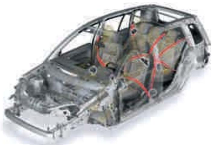 FORD FUSION - Système de ceinture de sécurité avancé - 1