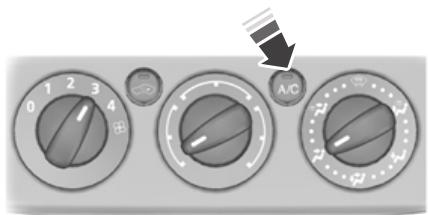 FORD KUGA - Abaissement de la température avec apport d'air extérieur - 1