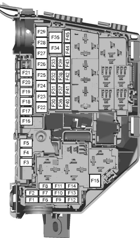 FORD MONDEO - Boîte à fusibles du compartiment moteur - 1