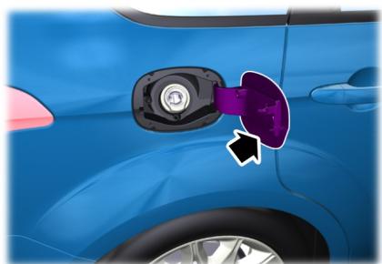 FORD S-MAX - Trappe de remplissage de carburant - 1