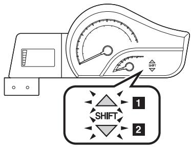 TOYOTA IQ - Indicateur de changement de vitesse - 1