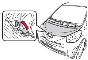TOYOTA IQ - Ouverture du réservoir à carburant - 2