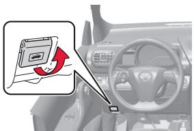 TOYOTA IQ - Ouverture du réservoir à carburant - 1