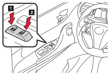 TOYOTA IQ - Commutateur de verrouillage des portes - 1
