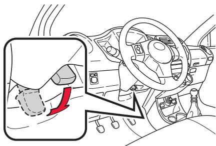 TOYOTA URBAN-CRUISER - Réglage du volant - 1