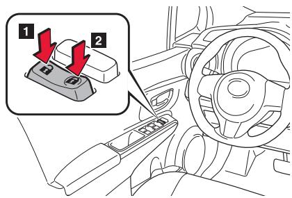 TOYOTA YARIS - Commutateur de verrouillage des portes - 1