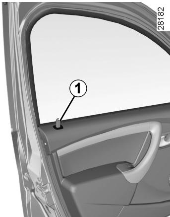 DACIA DUSTER - Déverrouillage des portes - 1