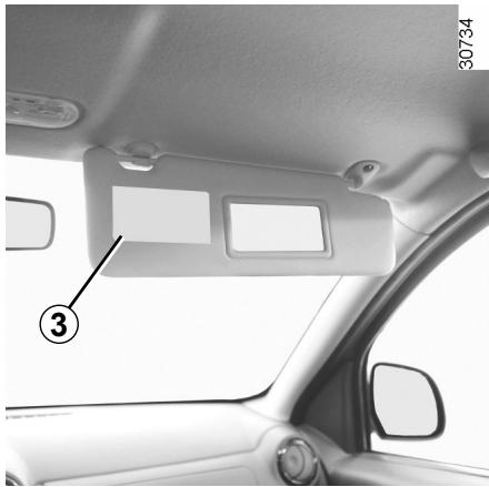 DACIA DUSTER - Déactivation de l'airbag passager avant (suivant véhicule) - 5