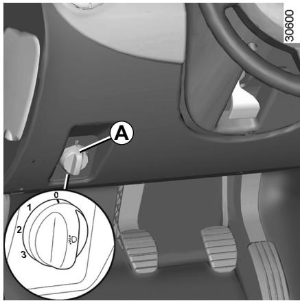 DACIA DUSTER - Réglage de la hauteur des faisceaux - 1