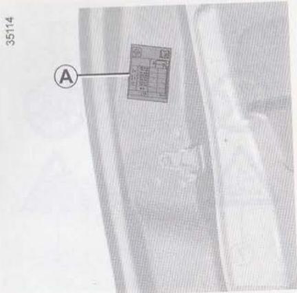 DACIA LODGY - Pressions de gonflage des pneumatiques (1/2) - 1