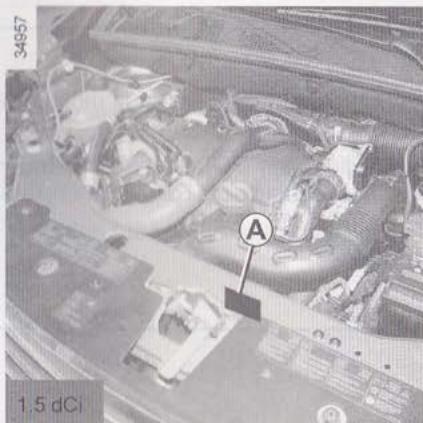 DACIA LODGY - Plaques d'identification moteur - 2