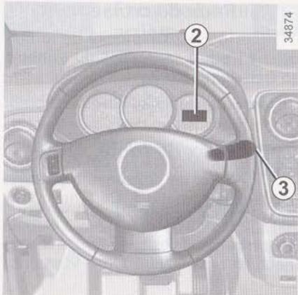 DACIA LODGY - Réglage du volant - 2