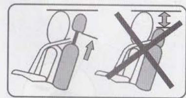DACIA LODGY - Position de rangement b de l'appui-tête a - 1