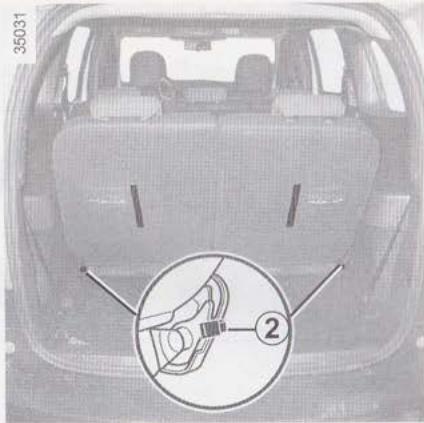 DACIA LODGY - Fonctionnalite des siéges arrière : troisième rangée (1/3) - 3