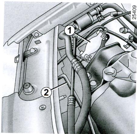 DACIA LOGAN - Réamorce du circuit carburant - 2