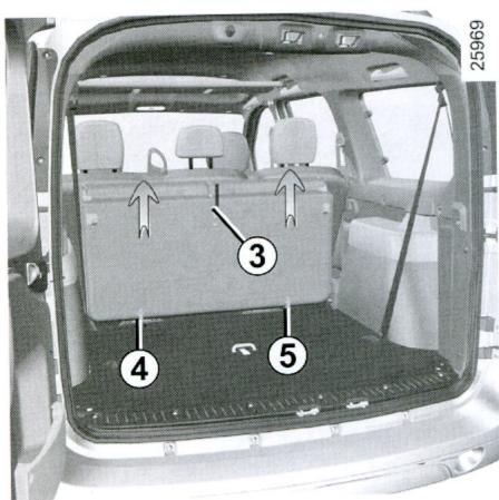 DACIA LOGAN - Pour rabattre les sièges - 3