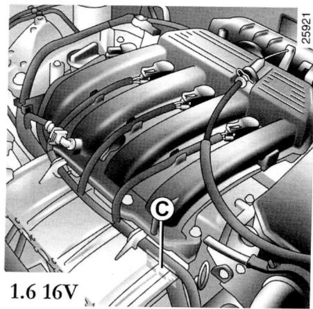 DACIA LOGAN - C - plaque moteur ou étiquette moteur - 3