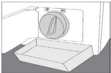 LISTO LF 1210D1 - Évacuation de l'eau restante et nettoyage du filtre de la POMPE de vidange - 2