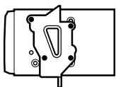 CLARION VX401E,  VX402E - Supports de fixation typiques - 1
