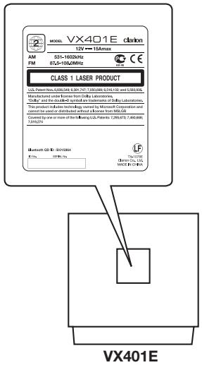 CLARION VX401E,  VX402E - PRÉCAUTION : - 1
