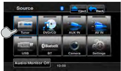 CLARION VX401E,  VX402E - Sélection d'un mode - 1