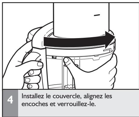 KITCHENAID 5KFP1644EMS ARTISAN - Installation/retrait du bol de préparation - 4