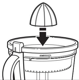 KITCHENAID 5KFP1644EMS ARTISAN - Installation/retrait du presse agrumes - 4