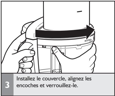 KITCHENAID 5KFP1644EMS ARTISAN - Installation/retrait du disque à trancher - 3